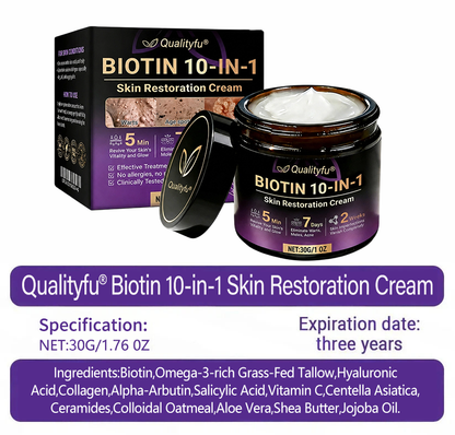 ✨Qualityfu® Biotin 10-in-1 Skin Restoration Cream 🍀