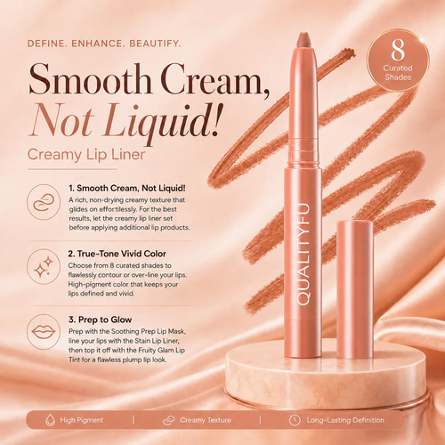 Easy Glide Lip Liner — Creamy, Blendable Color with Smooth Application, Summervibes