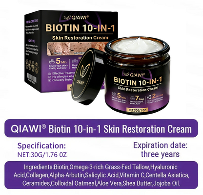 ✨QIAWI® Biotin 10-in-1 Skin Restoration Cream 🍀